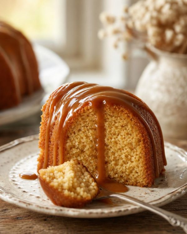 Caramel Cake Slices
