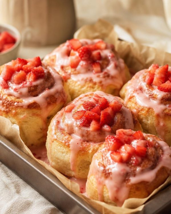 Strawberry Cinnamon Rolls